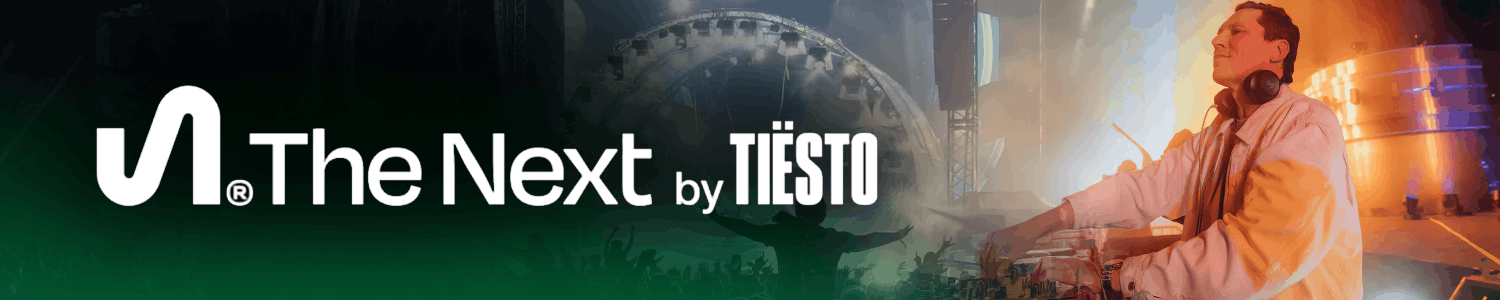The Next by Tiësto website header